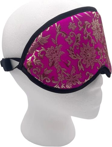 Dream Essentials Dreamland Premium Sleep Mask, Handmade in The USA, Breathable Natural Cotton, Adjustable Strap, Men and Women, Nose Bridge for Light Block, Travel, Yoga, Meditation (Dream Spiral) in Saudi Arabia