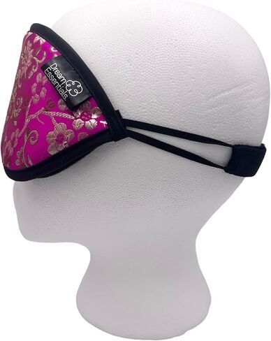 Dream Essentials Dreamland Premium Sleep Mask, Handmade in The USA, Breathable Natural Cotton, Adjustable Strap, Men and Women, Nose Bridge for Light Block, Travel, Yoga, Meditation (Dream Spiral) in Saudi Arabia