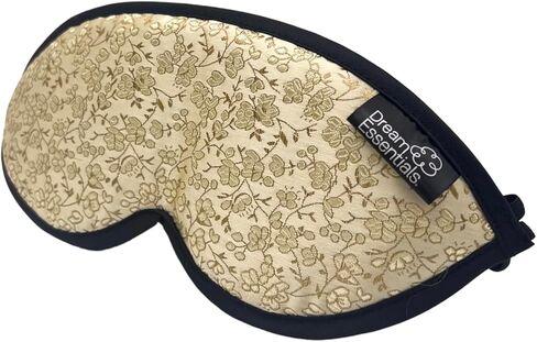 Dream Essentials Dreamland Premium Sleep Mask, Handmade in The USA, Breathable Natural Cotton, Adjustable Strap, Men and Women, Nose Bridge for Light Block, Travel, Yoga, Meditation (Dream Spiral) in Saudi Arabia