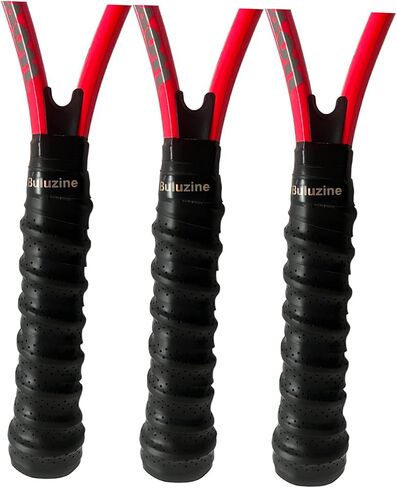 Racket Grip Tacky Tennis Grip Absorbent Anti-Slip Badminton Overgrip Pickleball Overgrip with Damping Ridges Overgrips 3pcs/5pcs in Saudi Arabia