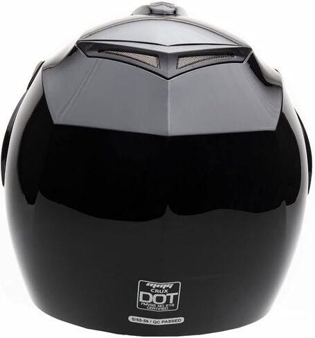 MMG (Model 20) Motorcycle Open Face Helmet DOT Street Legal - Flip Up Clear Visor (M, Shiny Blue) in Saudi Arabia