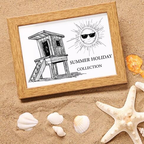 Hying الصيف قارب الشاطئ خلفية الطوابع ويموت لصنع بطاقة، كلمات الشمس البحر نورس كرسي Deckchair قطع يموت وطوابع واضحة لمجلة رصاصة DIY سجل القصاصات الديكور الحرف اليدوية دفتر in Saudi Arabia