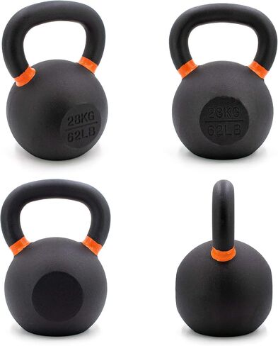 Shogun Cast Iron Kettlebell with LB and KG Markings - Premium Quality Kettlebells Constructed from Cast Iron- Enhance Your Strength Training with this Versatile and Reliable Kettlebell in Saudi Arabia