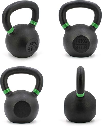 Shogun Cast Iron Kettlebell with LB and KG Markings - Premium Quality Kettlebells Constructed from Cast Iron- Enhance Your Strength Training with this Versatile and Reliable Kettlebell in Saudi Arabia