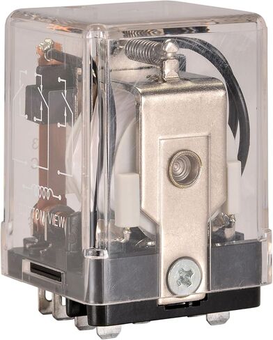 NTE Electronics R10-14D10-12 Series R10 مرحل تيار متردد للأغراض العامة، ترتيب اتصال 3PDT-NO، 10 أمبير، 12 فولت تيار مستمر in Saudi Arabia