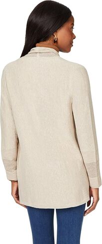 Foxcroft Women's Long Sleeve Mixedstitch Cardigan in Saudi Arabia