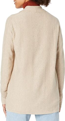 Foxcroft Women's Long Sleeve Mixedstitch Cardigan in Saudi Arabia