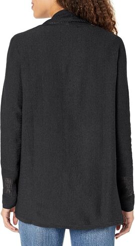 Foxcroft Women's Long Sleeve Mixedstitch Cardigan in Saudi Arabia