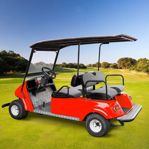 Golf Cart Seat Cover, Front Seat and Rear Set Cover, Universal Golf Cart Seat Cover Kit Fit for 4/2+2 Passengers Golf Cart EZGO TXT RXV Club Car Yamaha, Breathable Washable Easy Install in Saudi Arabia