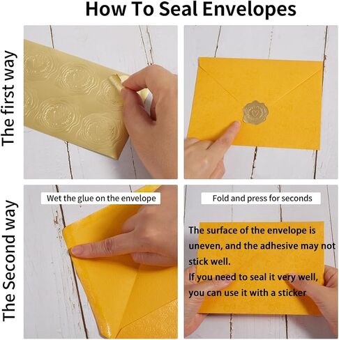 100 Pieces A7 Envelopes 5x7 Card Envelopes Vines Flower Texture Pattern V Flap Luxury Mailing Envelopes with Gold Stickers for Invitations, Wedding, Graduation, Baby Shower (Dark Green Rose) in Saudi Arabia