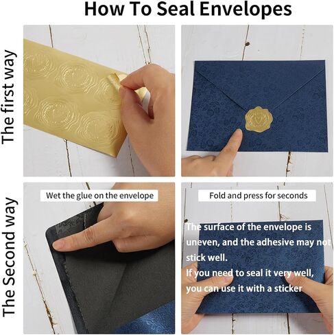 100 Pieces A7 Envelopes 5x7 Card Envelopes Vines Flower Texture Pattern V Flap Luxury Mailing Envelopes with Gold Stickers for Invitations, Wedding, Graduation, Baby Shower (Dark Green Rose) in Saudi Arabia