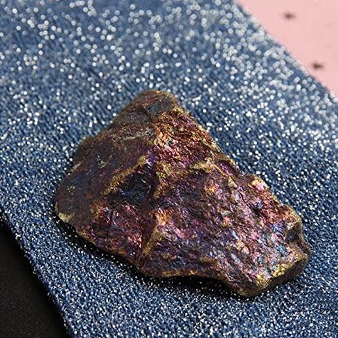 2Pcs 3-4.5 cm Chalcopyrite Collection Peacock Ore Mineral Specimens in Saudi Arabia