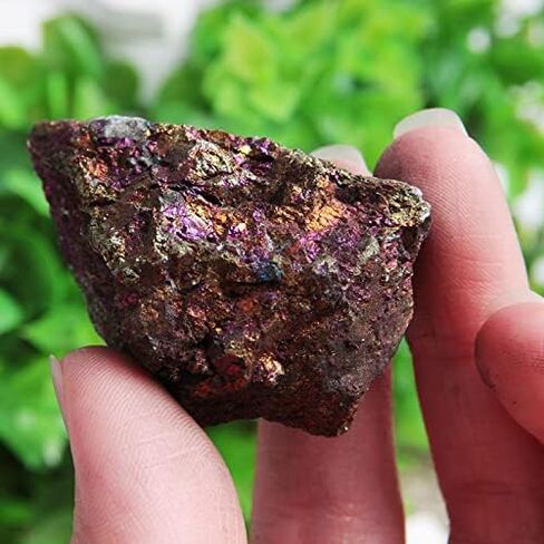 2Pcs 3-4.5 cm Chalcopyrite Collection Peacock Ore Mineral Specimens in Saudi Arabia