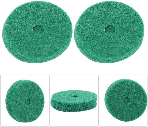 Piano Felt Pads, 22mm Piano Felt Cushion Piano Felt Washers Piano Leveling Key Washers Piano Regulating Tools Keyboard Balance Washers Piano Parts Replacement Green 90pcs/Set Piano Parts Piano Felt in Saudi Arabia