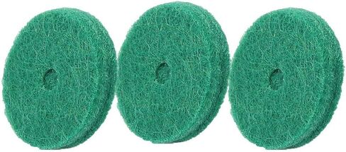 Piano Felt Pads, 22mm Piano Felt Cushion Piano Felt Washers Piano Leveling Key Washers Piano Regulating Tools Keyboard Balance Washers Piano Parts Replacement Green 90pcs/Set Piano Parts Piano Felt in Saudi Arabia