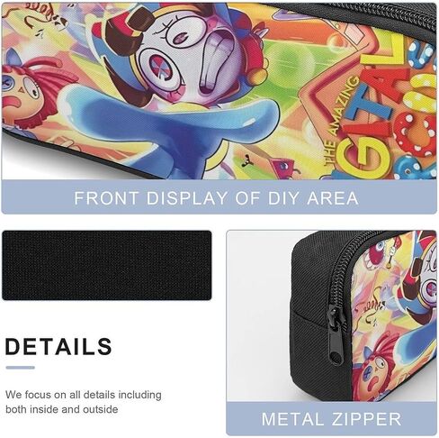 Cute Circus Backpack Pencil Case Lunch Bag 3 Piece Set Cartoon Toddler Backpack 17" Amazing Leisure Travel Bag for Boys Girls (Style2) in Saudi Arabia