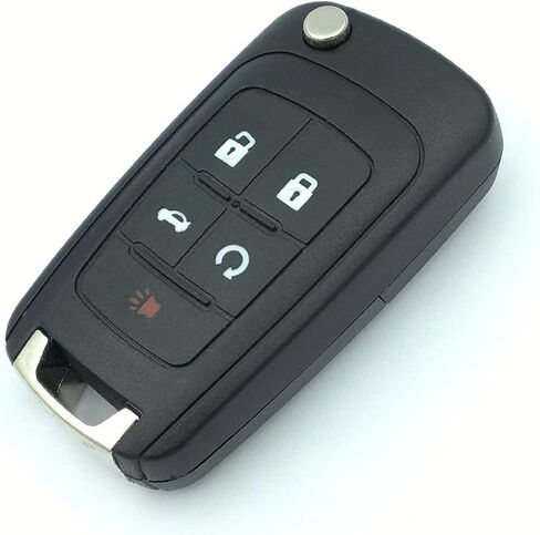 Replacement Key Fob Case Fit for Chevrolet Chevy 2011 2012 2013 2014 Camaro Cruze Malibu Equinox Sonic Impala Entry Smart Remote Control Key Fob Cover(3 Button) in Saudi Arabia