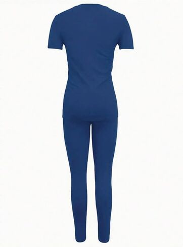 SOLY HUX Women's Casual 2 Piece Outfit Short Sleeve T-shirt and Pants Tracksuit Summer Matching Sets in Saudi Arabia