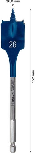 Bosch Professional 1x Expert SelfCut Speed Spade Drill Bit (Ø 26,00 mm, Accessories Rotary Impact Drill) in Saudi Arabia