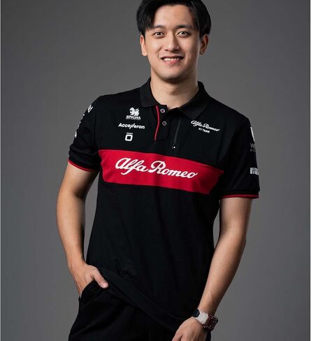 Alfa Romeo Racing F1 2023 Men's Team Polo Shirt in Saudi Arabia