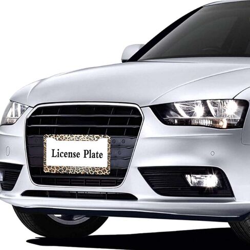 Smooffly License Plate Frame Retro Camping Camper License Plate Frames Decorative Car Tag Frames Aluminum Metal License Plate Holder for US Canada Standard 12.2 x 6.3 Inch in Saudi Arabia
