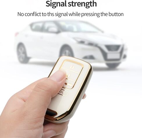 سلسلة مفاتيح بغطاء مفتاح Honda Key Fob مناسبة لمفتاح Accord Civic CRV Pilot Odyssey Passport الذكي عن بعد، حافظة مفتاح ذكي (أخضر) in Kuwait