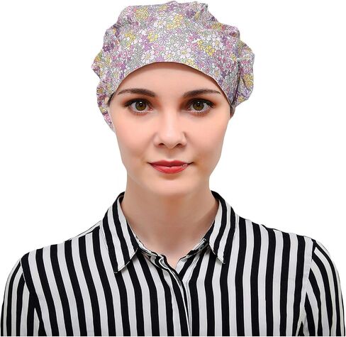 DREYOLIFE 3 Piece Bouffant Hats Cotton Sweatband Value Set in Saudi Arabia
