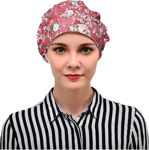 DREYOLIFE 3 Piece Bouffant Hats Cotton Sweatband Value Set in Saudi Arabia