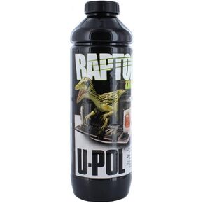 U-POL Raptor Black Urethane Spray-On Truck Bed Liner & Texture Coating, 1 Liter