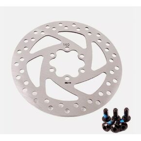 BUCKLOS 140mm 160mm 180mm 203mm Bike Disc Brake Rotor with 6 Bolts, MTB Bicycle Brakes Stainless Steel Rotors, Fit for Mountain Bike Road Bikes Ebike BMX
