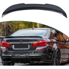 Rear Carbon Fiber Trunk Spoiler Wing Compatible with 2010 2011 2012 2013 2014 2015 2016 BMW 5 Series F10 Sedan & F10 M5（PSM Style）