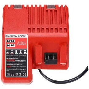 for Milwaukee m18 Battery Charger Multi Voltage Charger Replacement for Milwaukee M18 4.4V-18V Lithium-ion Batteries Charger 100V-220V 48-59-1812 M18 M12 48-11-1815