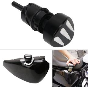 PSLER Oil Dipstick Filler Plug Oil Dipstick Tank Filler Plug for Sportster Iron XL 883 1200 48 2004-2023(Chrome)