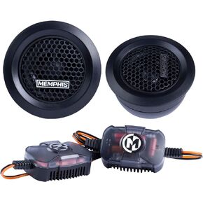 Memphis Audio PRX10 Power Reference Series 1" PEI Dome Tweeters with 2-Way Crossover - Pair