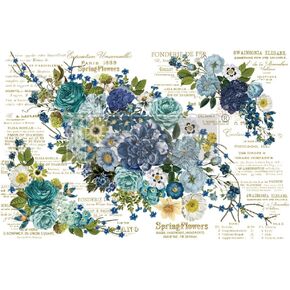 Redesign With Prima Decor Transfers® Cosmic Roses Design Size 44"x30" 6 Sheets 655350644833