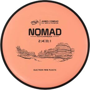 MVP Disc Sports Electron Nomad James Conrad Edition Disc Golf Putter (اختر ثباتك/قد تختلف الألوان)