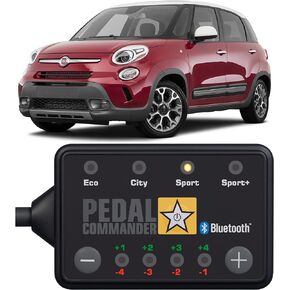PEDAL COMMANDER for Fiat 500 2008+ Throttle Response Controller 500, 500C, 500L, 500X, Pop, Trekking, Sport, Trekking Plus, Lounge, Abarth 1.3L 1.4L 2.4L Fiat 500 Accessories Performance Parts