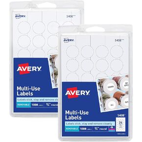 Avery 05408 .75" Print Or Write Labels