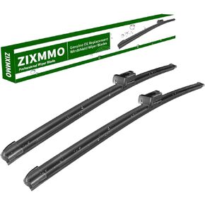 2 PC Wiper Blades for VOLVO S60 24" + 20" Front Windshield Wiper Blade with Integrated Washing - Durable Stable and Quiet - fit All Weather Performance - Original Equipment Replacement