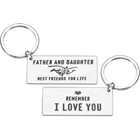 هدية سلسلة مفاتيح FANICE EOS لعيد الأب للأب من الابنة، هدية عيد ميلاد الأب، أفضل هدايا سلسلة المفاتيح للأب، عيد الحب للأب، الأب، الأب، الأب، الابنة، أنا أحبك in Kuwait