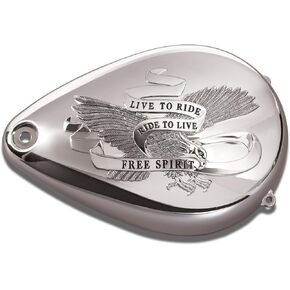 Show Chrome Accessories (81-113) Free Spirit Air Cleaner Cover