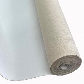 Art Supplies Painting Canvas Roll for Painting 38" Wide x 16.4" Long (5m Roll) - 18 oz Heavyweight Cotton and Linen Blend Blank Oil Painting Canvas Roll for Oil and Acrylic Painting