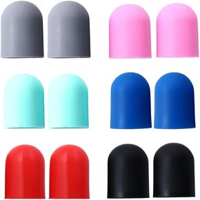 6pairs Silicone Protective Cover for Road Bike Shifter Lever,Anti-Slip Brake Handle Sleeve Tip Cover,Anti-Scratch Sleeve Bicycle Parts Accessories