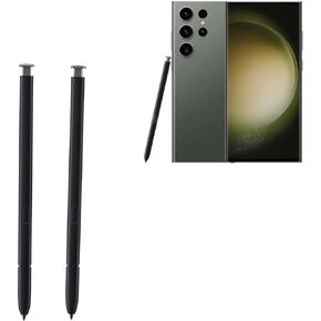 2 Pack for Galaxy S23 Ultra Pen Replacement for Samsung Galaxy S23 Ultra 5G, S23 Ultra S Pen Galaxy S23 Ultra Stylus S Pen Replacement, withoutBluetooth Function(Phantom Black)