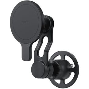 mophie Magnetic Vent Mount for Apple iPhone 15/14/13/12 Series - MagSafe Compatible, Adjustable Arm, Multiple Angles, Black