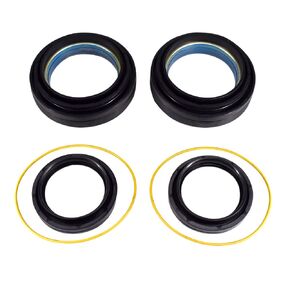 Front Axle Knuckle Tube Oil Seal Kit Fits for 1998-2004 Ford F250 F350 F450 F550 Super Duty Excursion Dana 50 60 Front Oil Seal Replace 50491 50381 41784-2