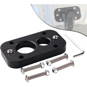 Fit Holley Terminator X Max Firewall Pass Through- Eliminates Gromet in Fire Wall Anodized Black