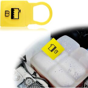 1pcs Yellow Engine Coolant Reservoir Cap, Coolant Reservoir Cap Compatible With Ra.m D0dge Chrysler 55111074AA 52079331
