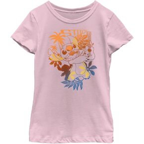 Disney Girls' Aloha Stitch T-Shirt