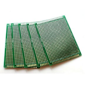 Penta Angel 10pcs Double-Side Prototype PCB Universal Printed Circuit Board Universal PCB Circuit Board (6x8cm)